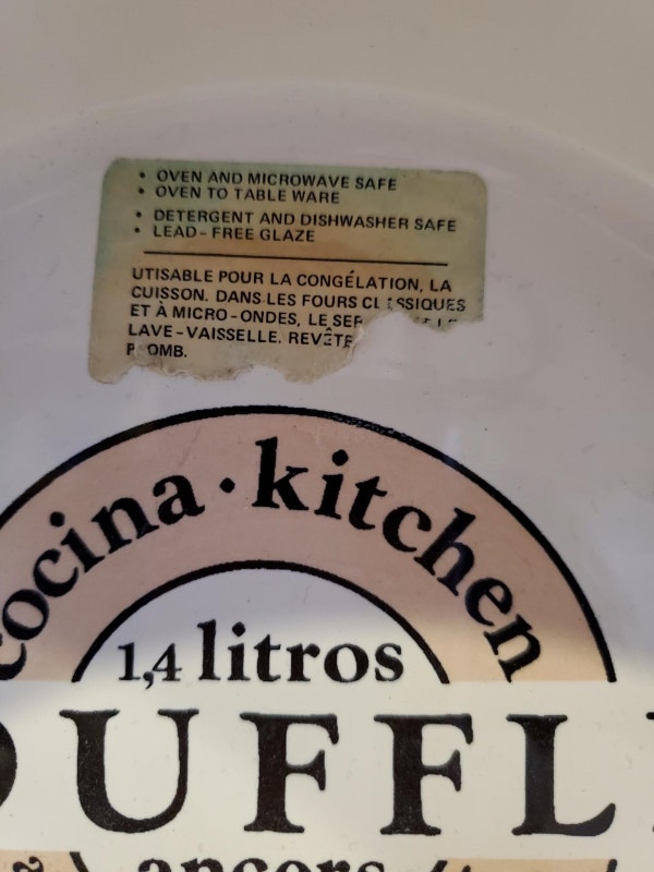 New Souffle Dish - Ancers 1.4 litre - photo 2