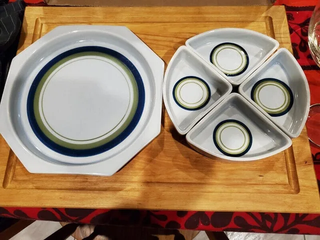 Vintage Serving Platter - 4 Sections image indicator(2)