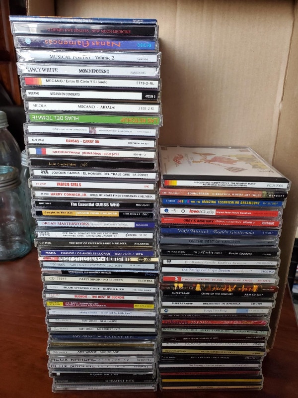 Rock, Pop, Spanish, Kids, Folk, Classical CDs