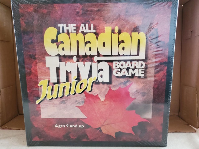 All Canadian Trivia Junior Board Game