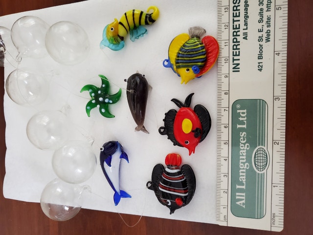 Tiny Glass Sea Creatures
