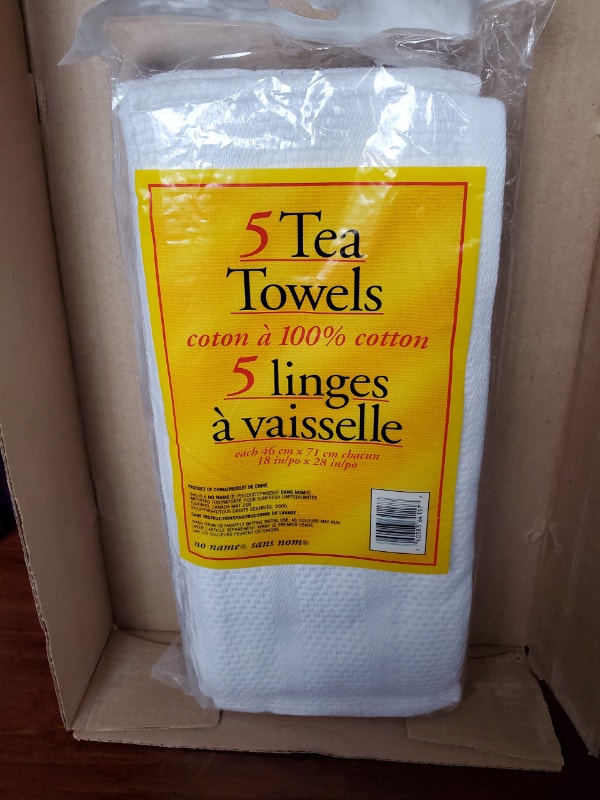 New - 100% Cotton Tea Towels (5pk) - photo 3