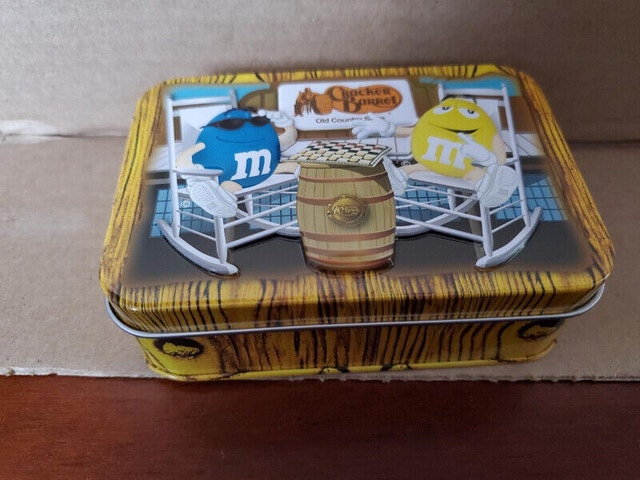 M & M Collectible Tin - Cracker Barrel