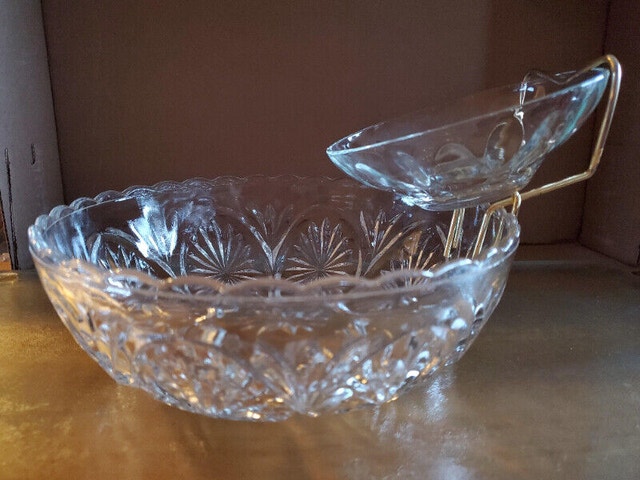 Vintage Crystal Chip 'n' Dip Set