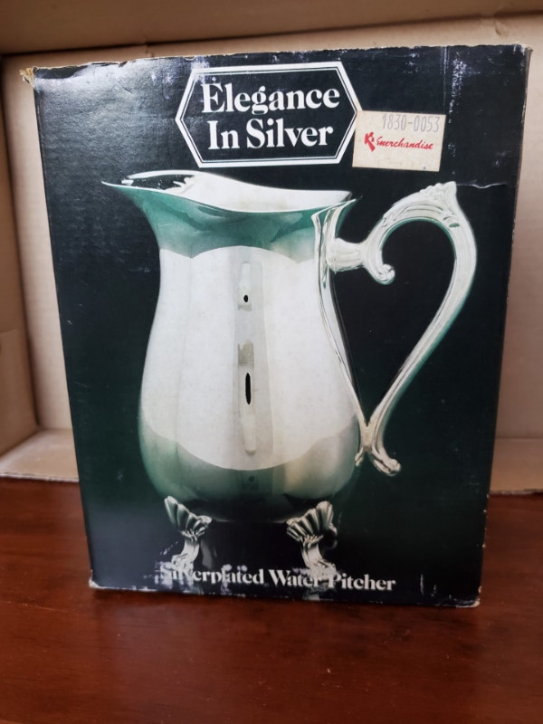 Silver Plated Water Pitcher