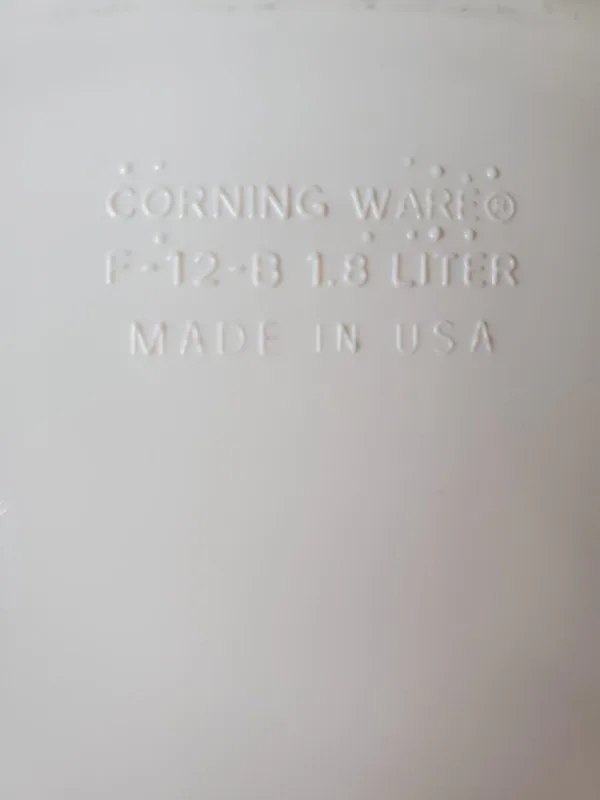 Vintage French White Casserole - Smaller Oval image indicator(2)