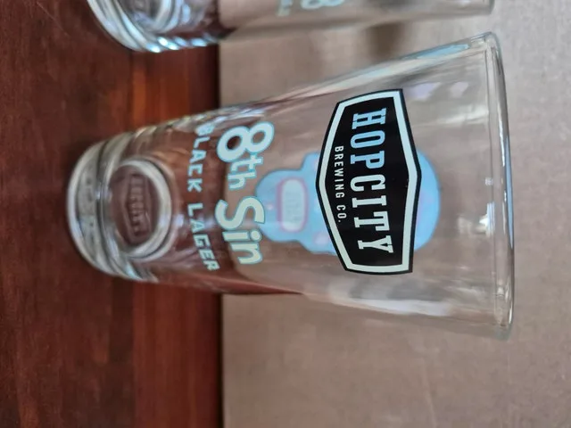 Beer Glass - Hop City 8th Sin Black Lager image indicator(2)
