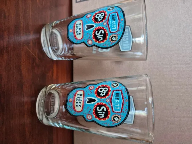 Beer Glass - Hop City 8th Sin Black Lager image indicator(3)