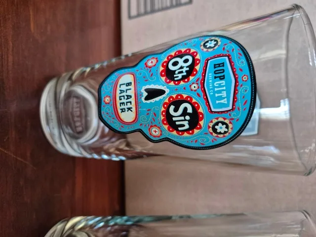 Beer Glass - Hop City 8th Sin Black Lager image indicator(4)