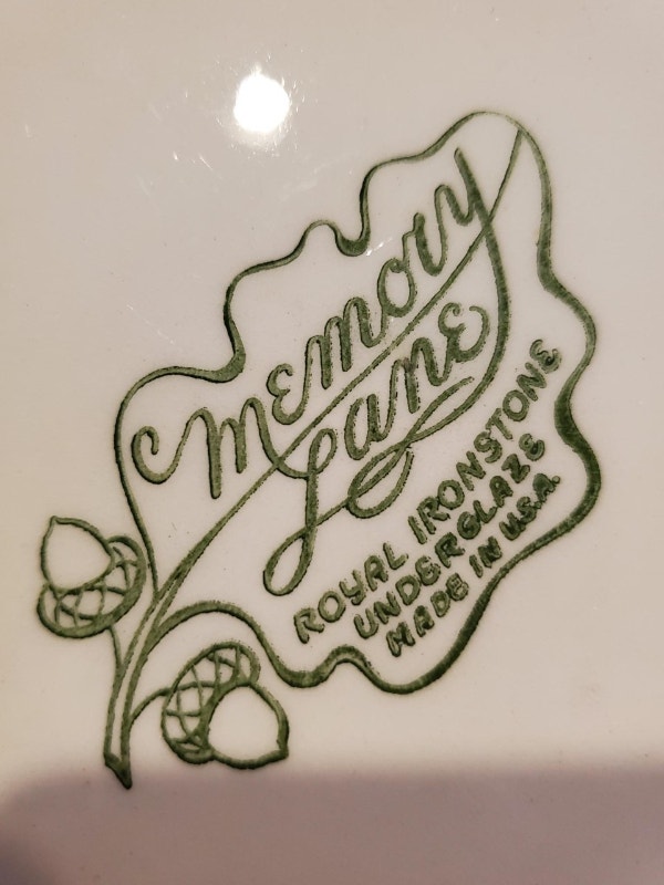 Vintage Red Transferware Plate - photo 2