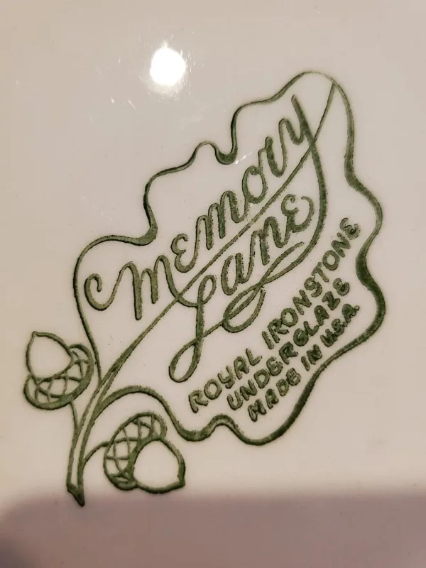 Vintage Red Transferware Plate image indicator(2)