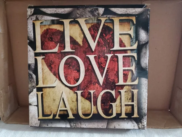 New Live Laugh Love Metal Sign thumbnail