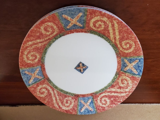Corelle - Sand Art Pattern - side plates