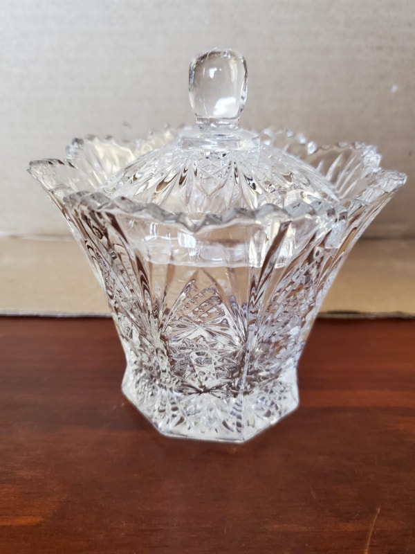 Studio Nova Jam Pot - Cut Glass