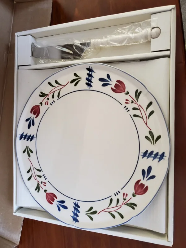 Cheese Plate - new in box - Nikko Japan image indicator(2)