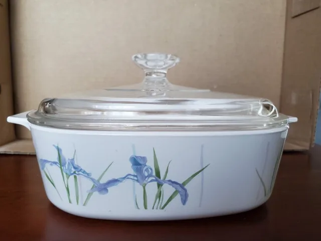 Vintage Corning - Shadow Iris Casserole thumbnail