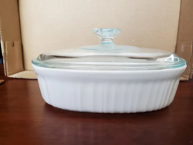 Corning Ware - French White Casserole thumbnail