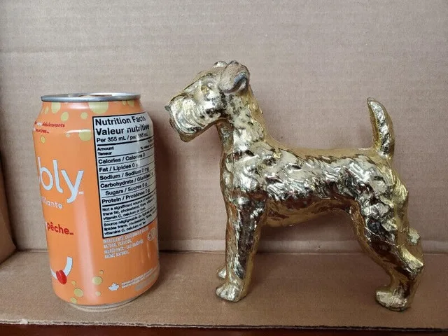 Painted Metal Dog Figurine image indicator(3)