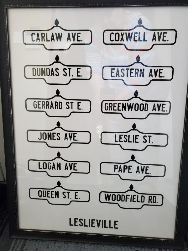 Leslieville Poster - framed thumbnail