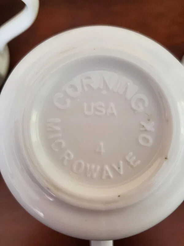 Vintage Corelle Cups & Saucers – Silk & Roses Pattern image indicator(3)