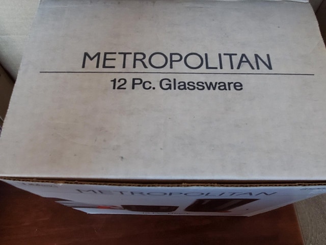 Vintage Libbey Metropolitan Black Glasses - photo 3