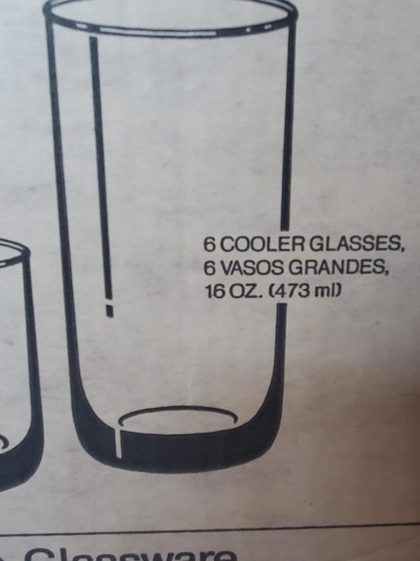 Vintage Libbey Metropolitan Black Glasses - photo 5