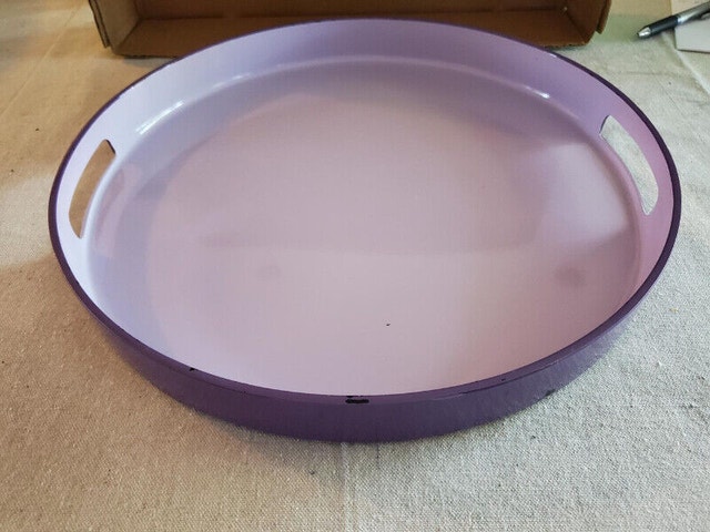 Purple Tray - 80's Vintage - Laquerware