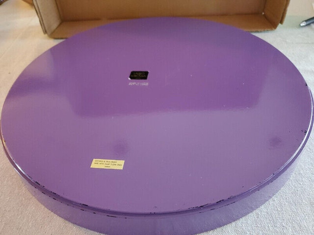 Purple Tray - 80's Vintage - Laquerware - photo 3