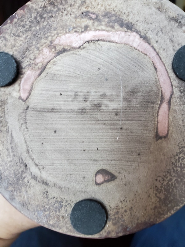 vintage tall pink vase - photo 5