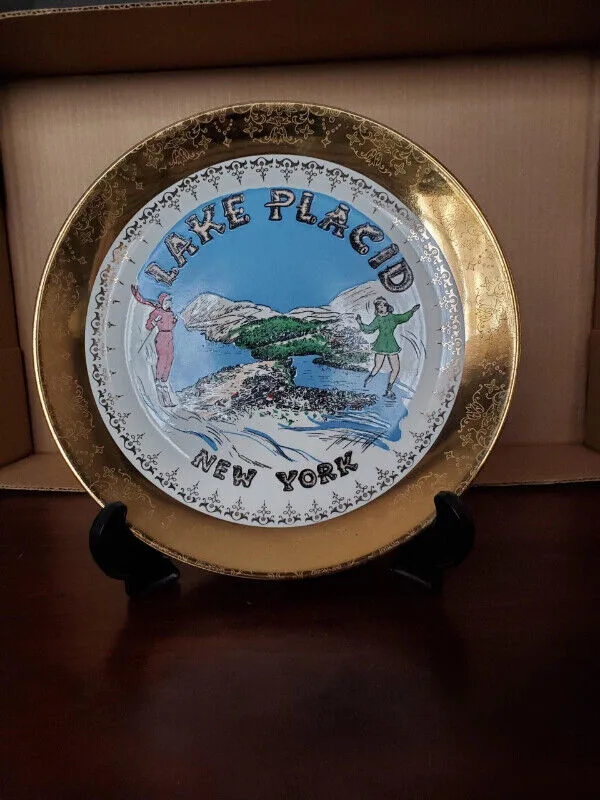 Vintage Lake Placid Plate image indicator(4)