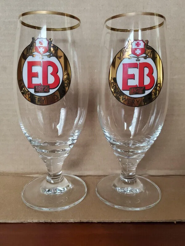 Pair of Elbrewery Co. Ltd Beer Glasses thumbnail