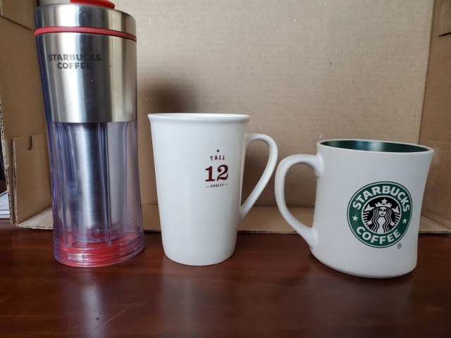 Assorted Starbucks Mugs