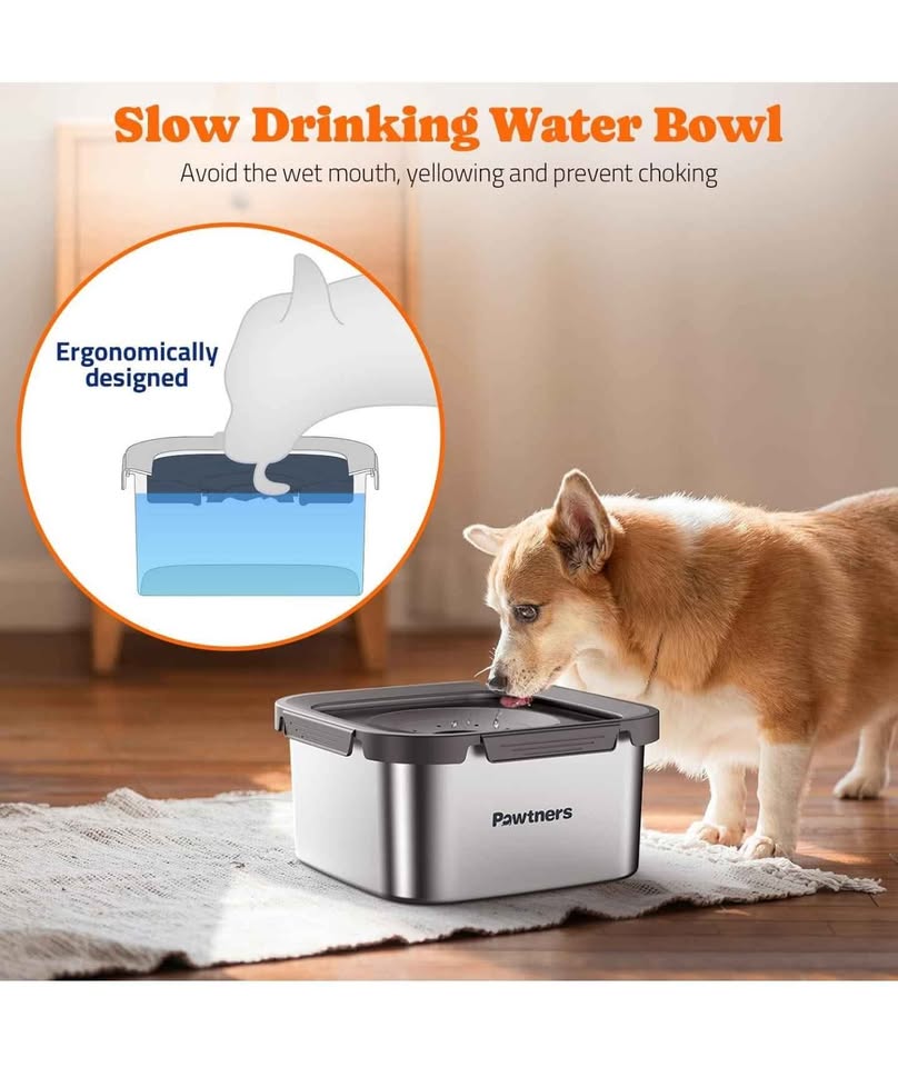Dog Water Bowl No Spill - photo 2