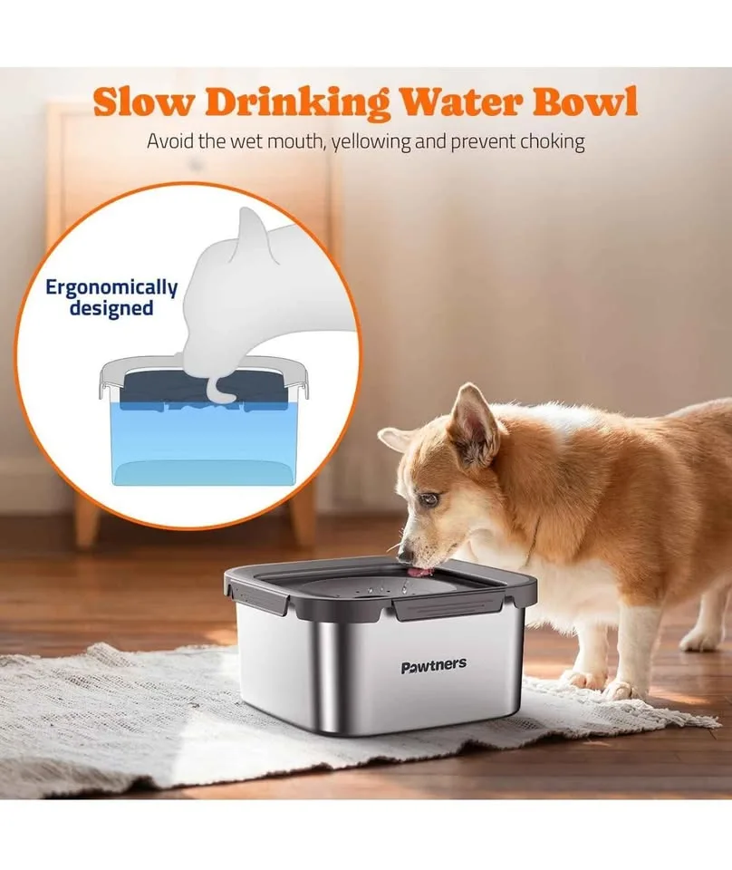 Dog Water Bowl No Spill image indicator(2)