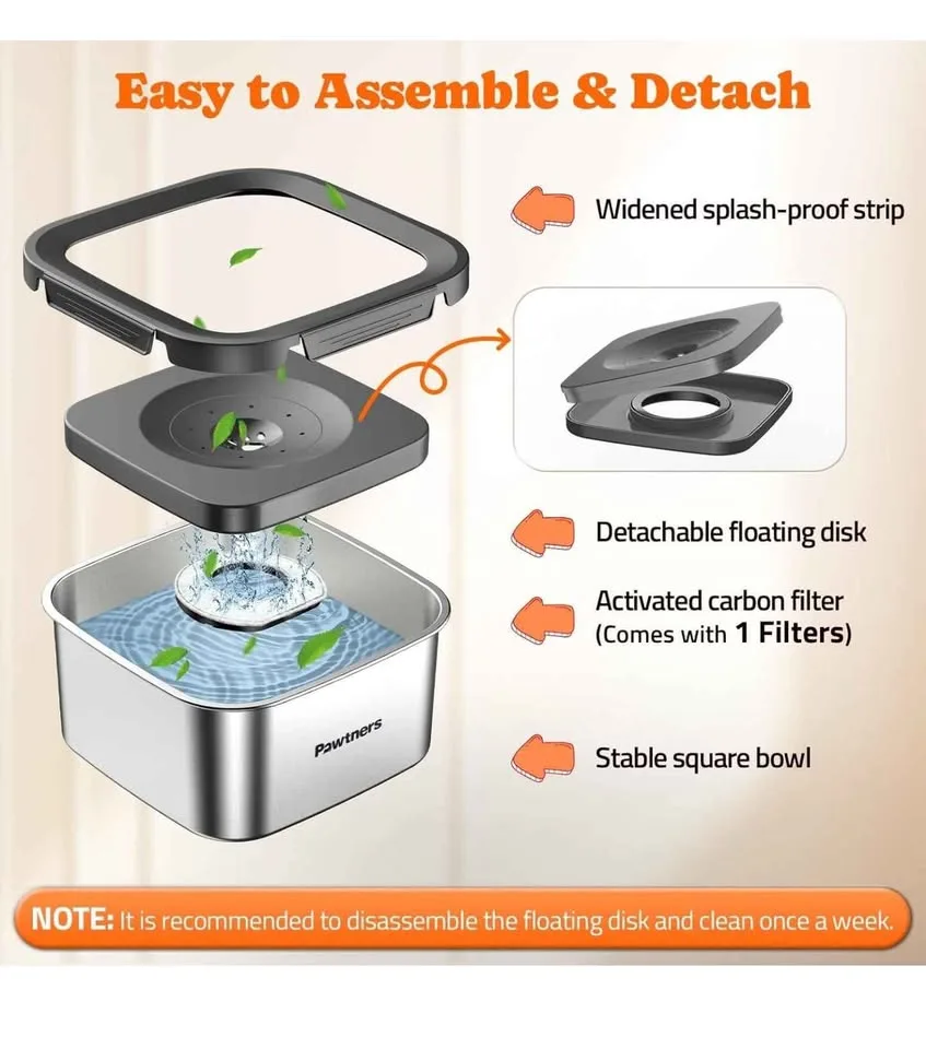 Dog Water Bowl No Spill image indicator(5)