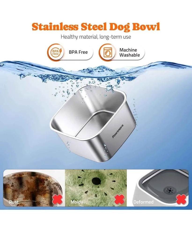 Dog Water Bowl No Spill image indicator(6)