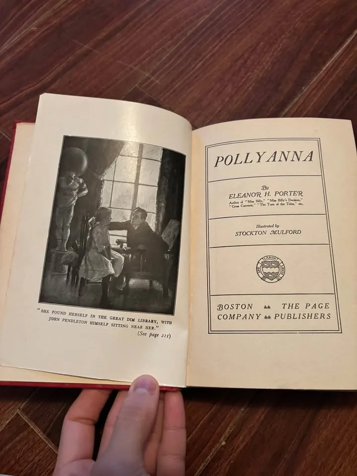 RARE POLLYANNA - Antique 1921 Edition image indicator(3)