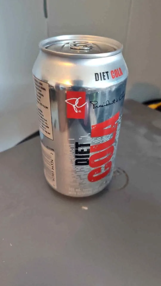 Sealed soda can - no soda