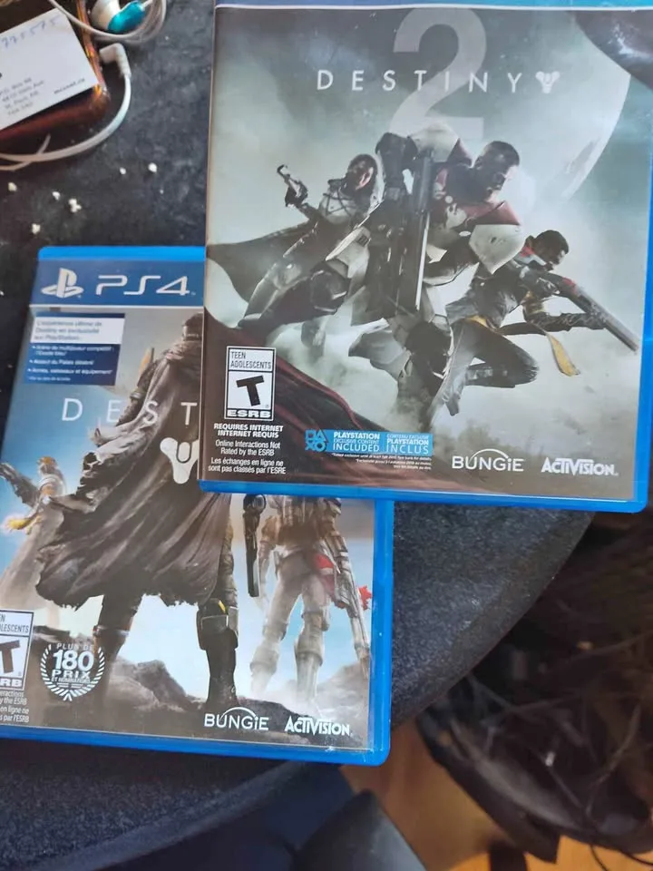 Destiny 1 and 2 for the PS4