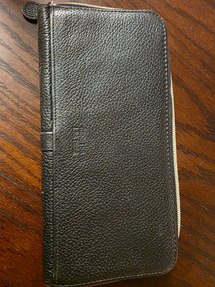 Black Genuine Leather Wallet - photo 2