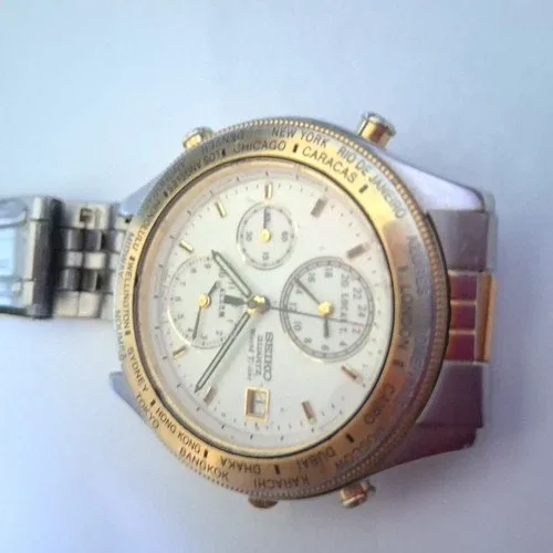 Seiko World Timer 5T52 - Broken Latch