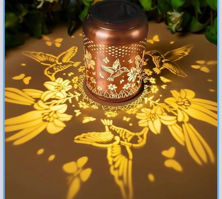 Solar Powered Hummingbird Lantern image indicator(2)