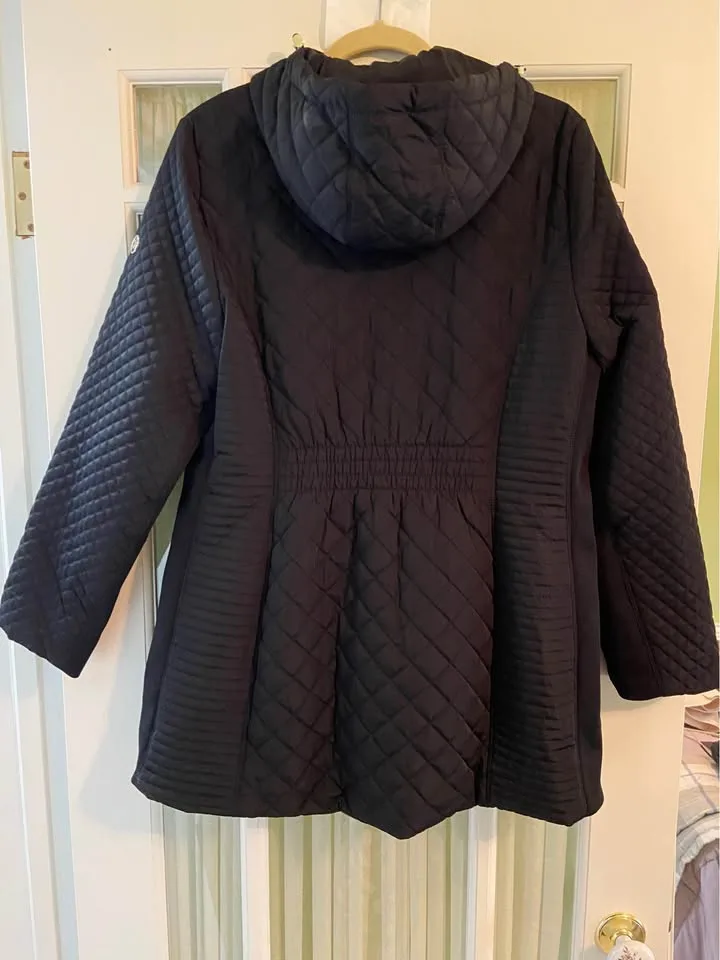 Women’s Calvin Klein Quilted Jacket, size Petite Large image indicator(4)