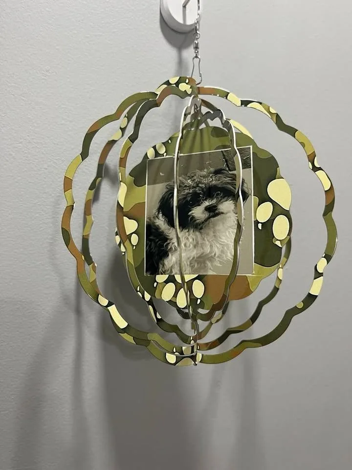 8" Garden Spinners lots to choose from or we can personalize on image indicator(2)