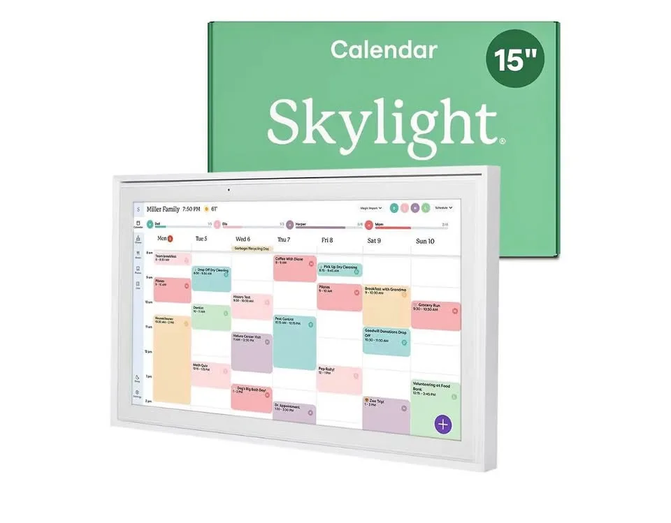 Skylight Calendar: 15-inch Digital Calendar
