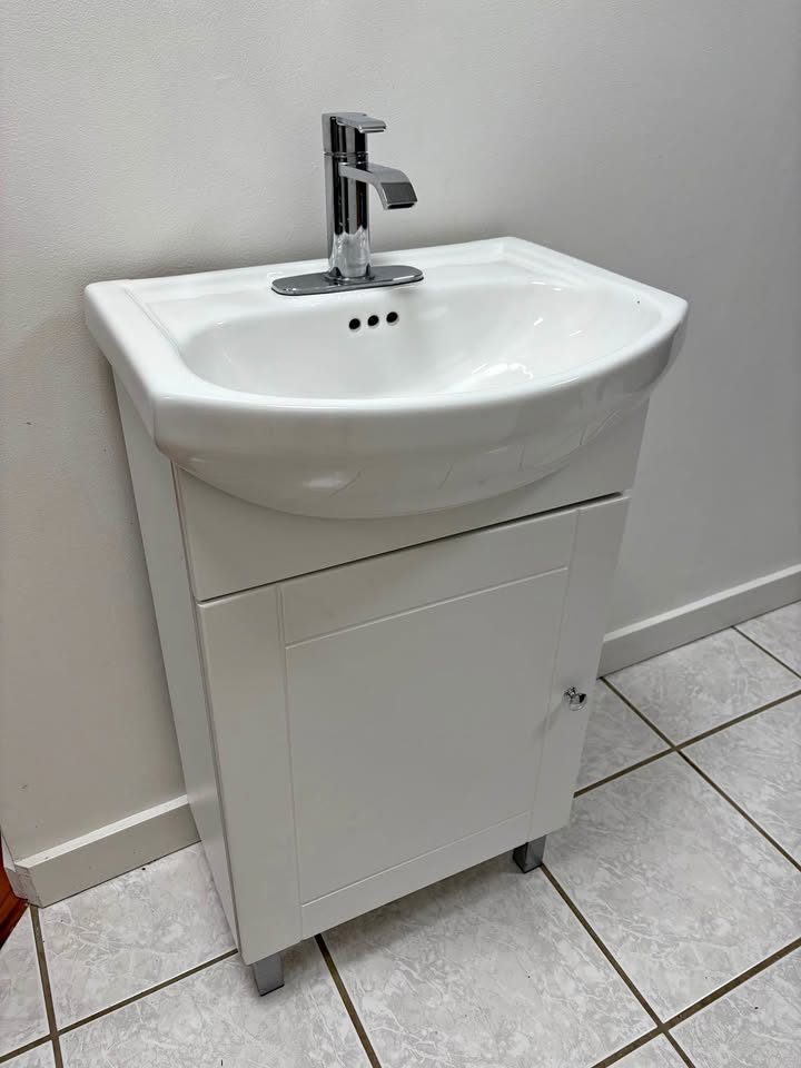 Bathroom Vanity with Sink and Faucet