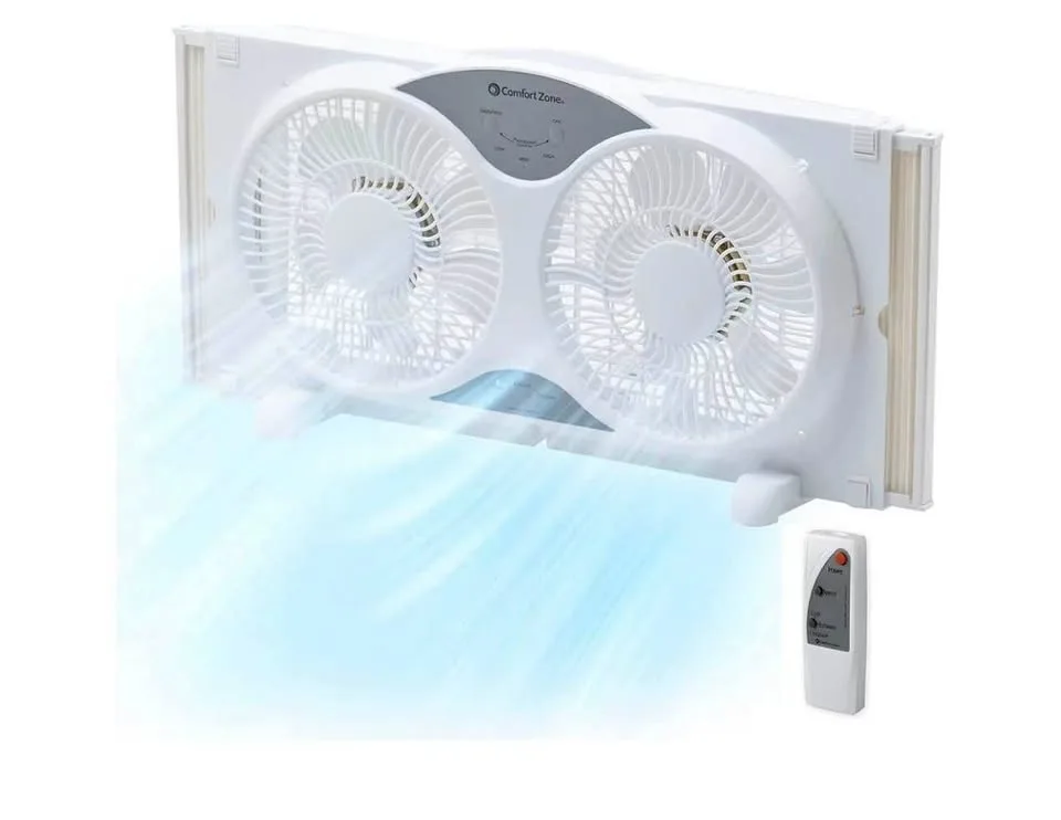 Comfort Zone CZ310R Twin Window Fan