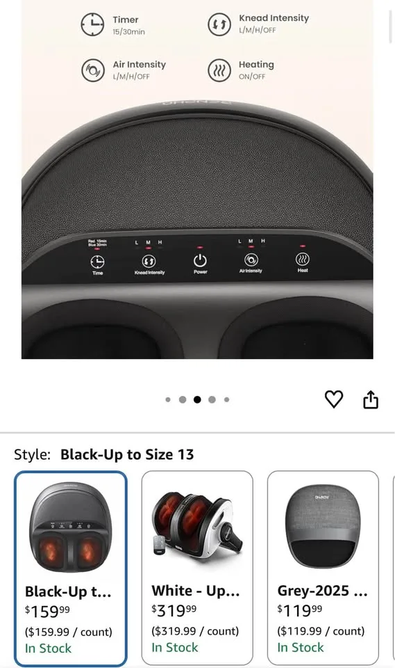 RENPHO Foot Massager for Circulation image indicator(2)