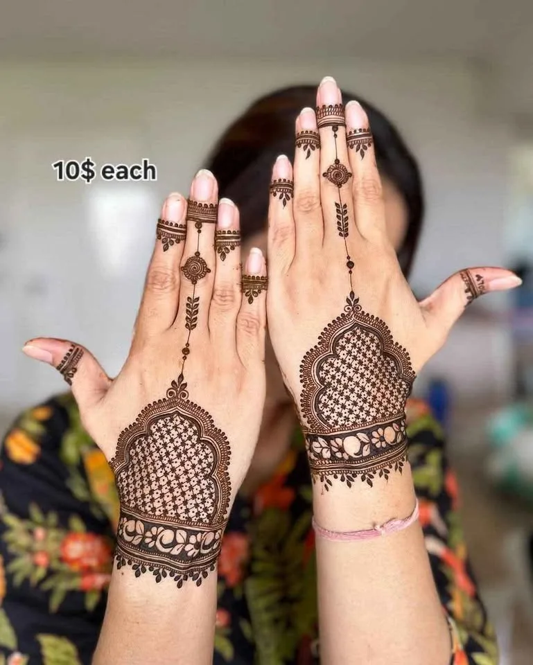 Karwachauth henna Milton image indicator(3)