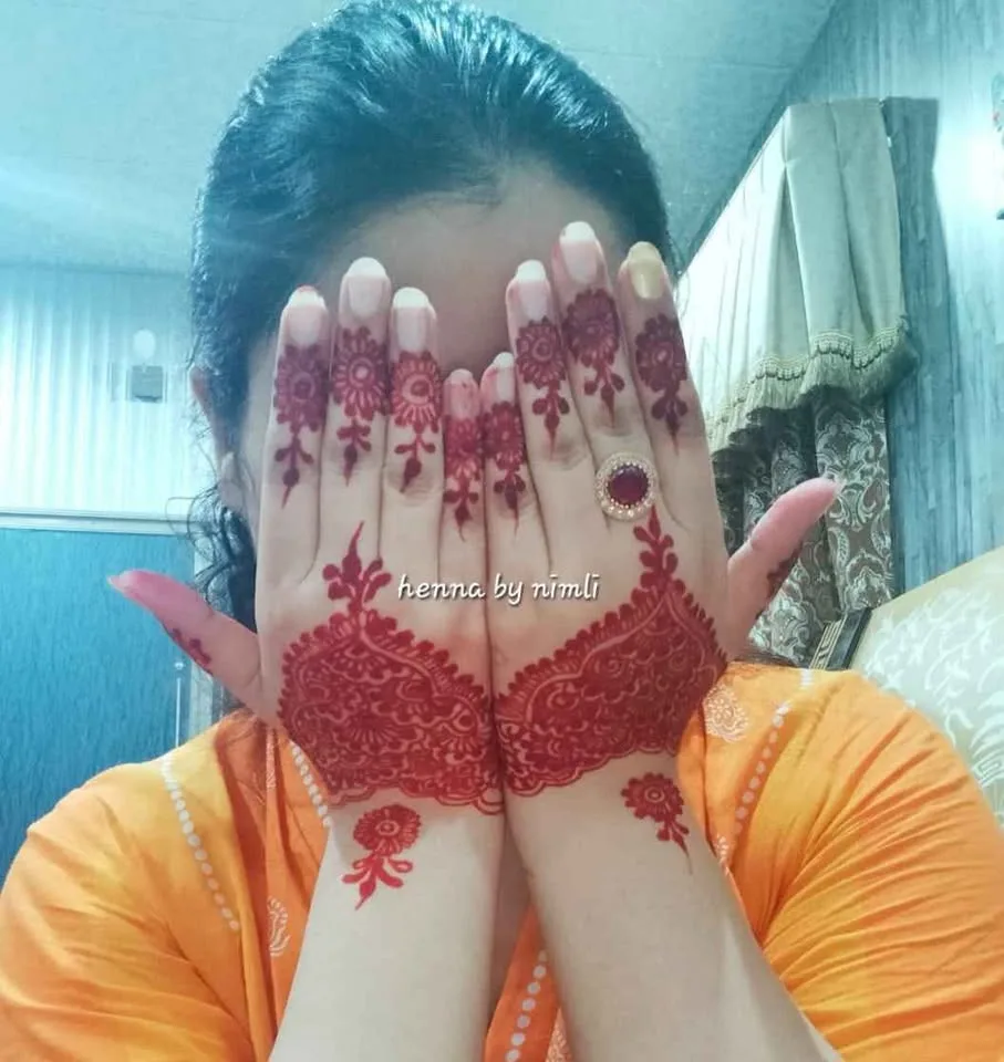 Karwachauth henna Milton image indicator(5)